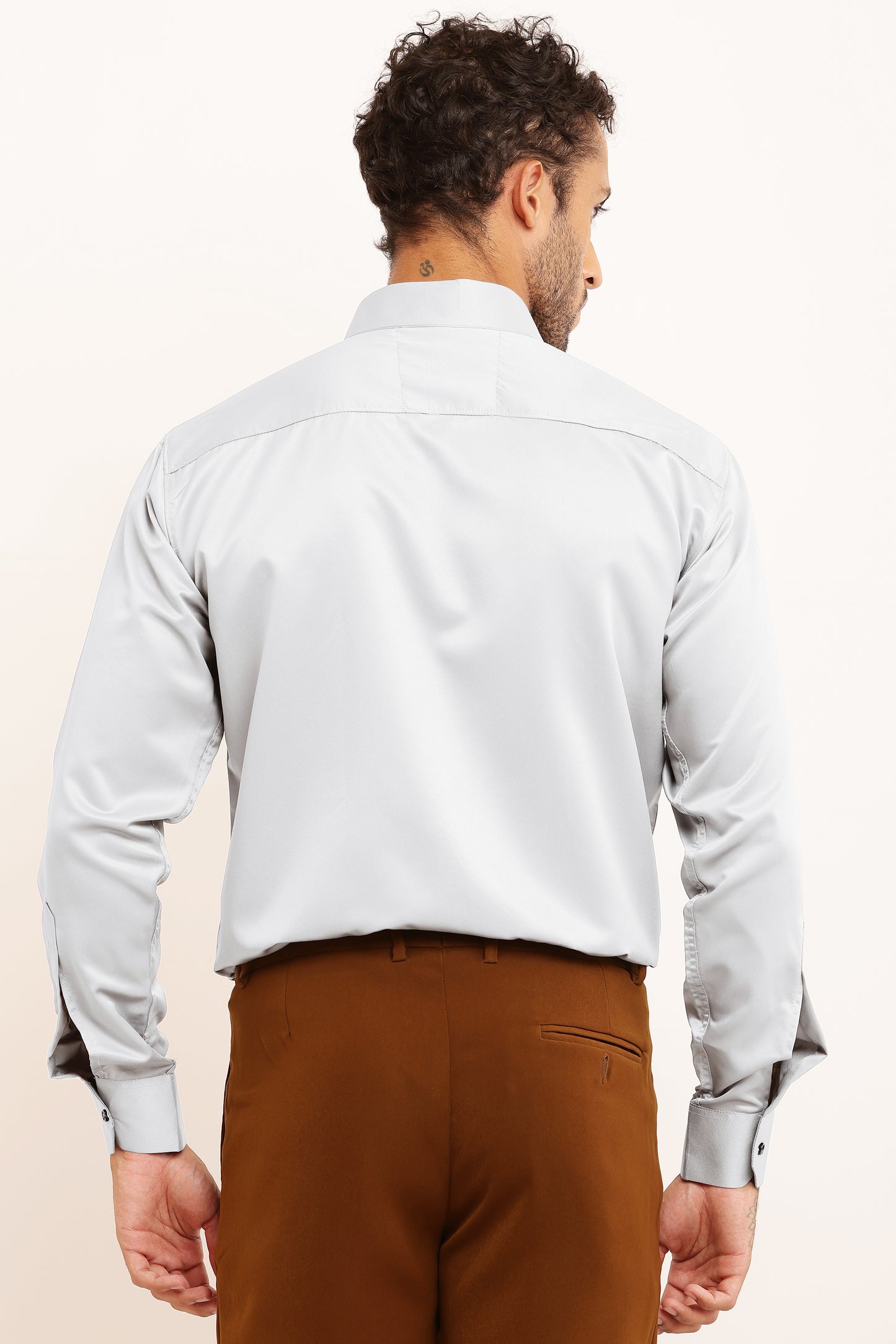 Chaliefits slimfit Satin Shirt