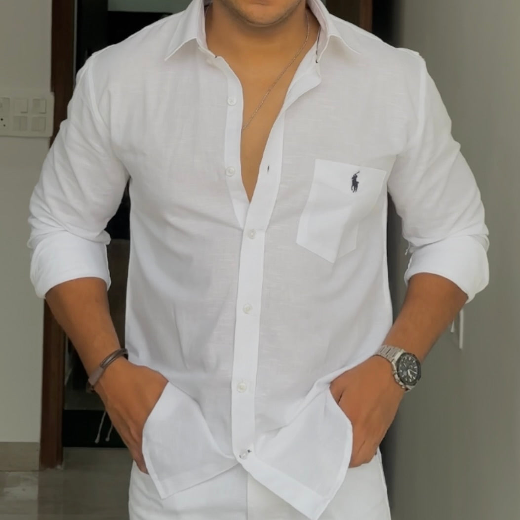 CharlieFits Lilen Cotton Shirts